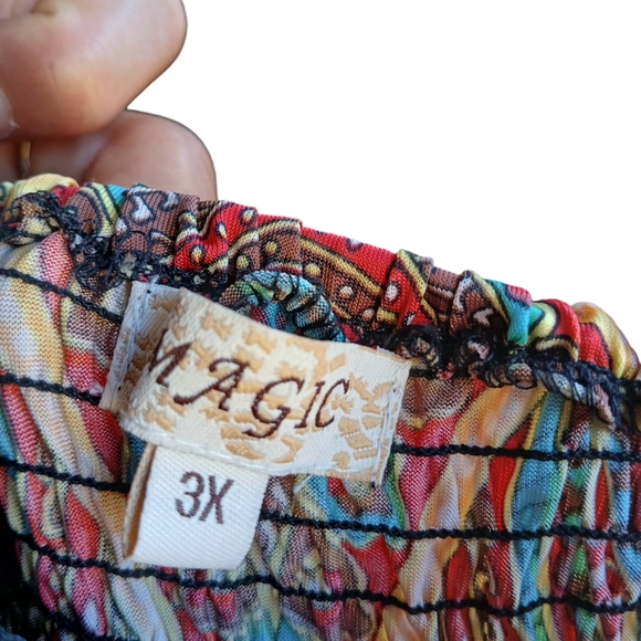 Bohemian Summer Dress by Magic Size 3XL - Picture 3 of 14